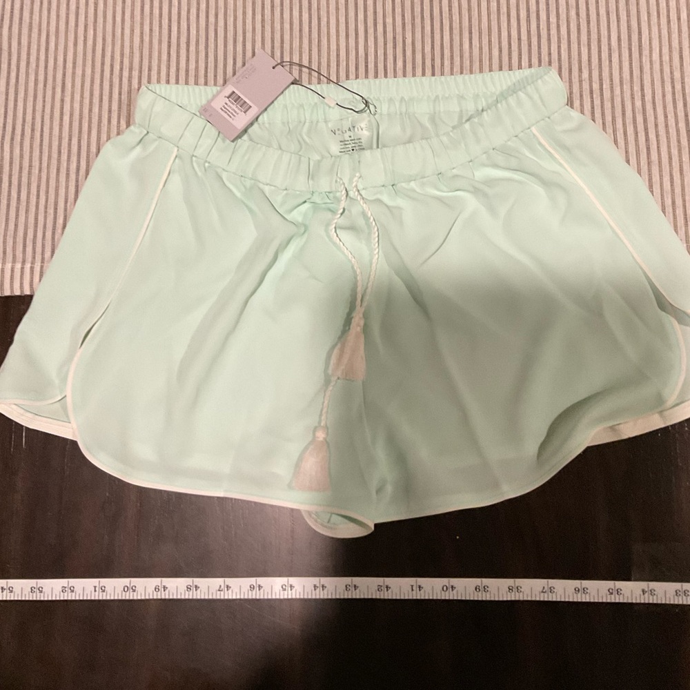NWT Negative Underwear sea foam green shorts